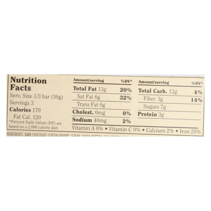 Chocolove Dark Chocolate with Almonds & Sea Salt, 3.2 Oz., Case of 12