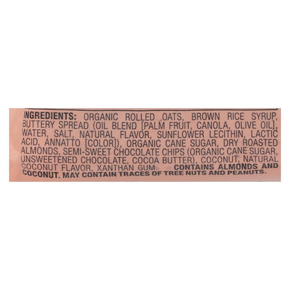 Bobo's All Natural Gluten Free Chocolate Almond Oat Bars, 3 oz, Case of 12