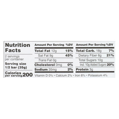 Taza Chocolate Stone Ground Organic Dark Chocolate Bar - Coco Besos Coconut - Case Of 10 - 2.5 Oz.