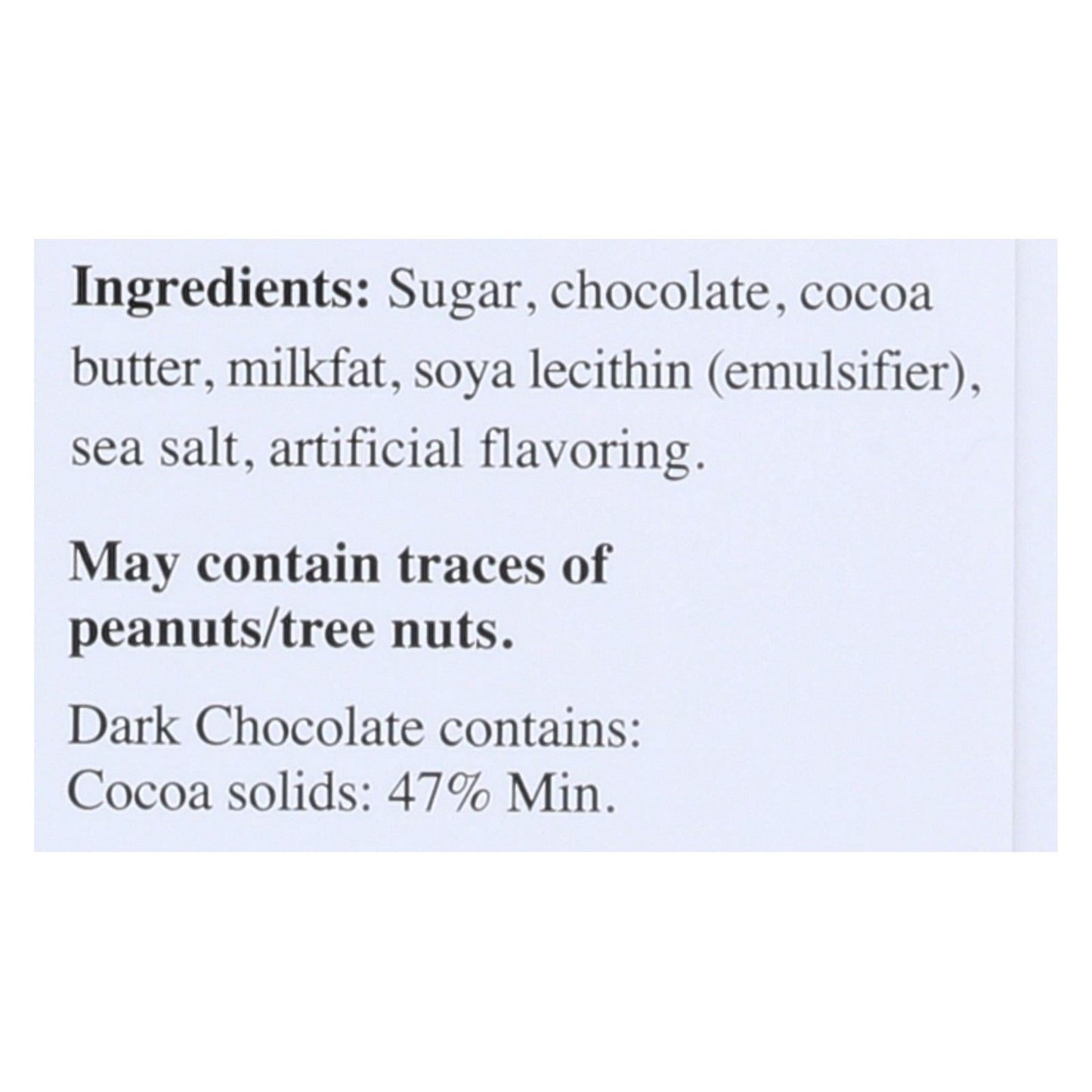 Lindt Excellence Touch of Sea Salt Dark Chocolate Bar, 3.5 Oz, 12-Pack