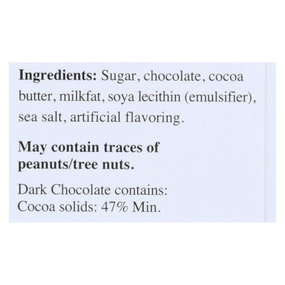 Lindt Excellence Touch of Sea Salt Dark Chocolate Bar, 3.5 Oz, 12-Pack