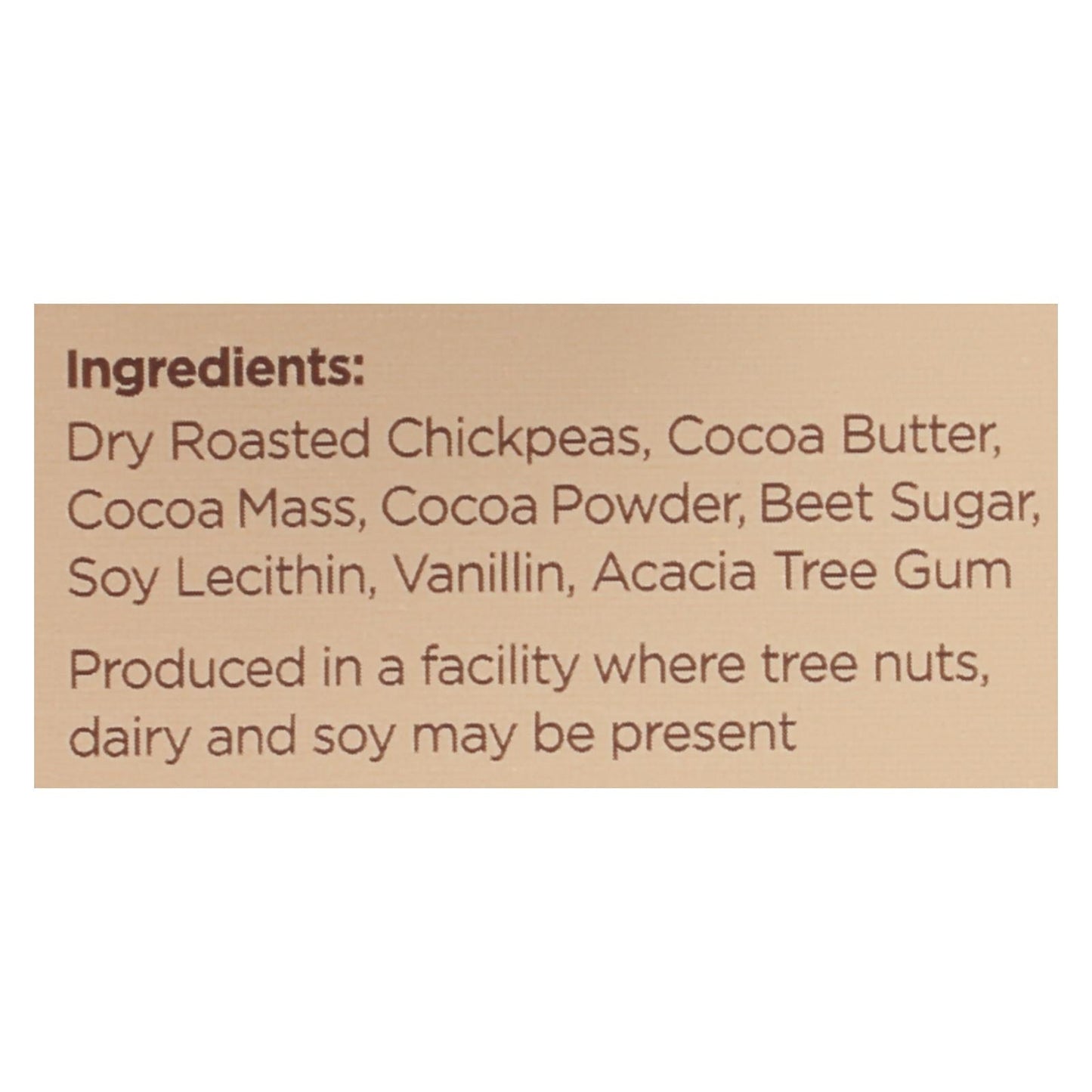 Lebby Snacks Chickpea Snacks Dark Chocolate - 3.5 Oz - Pack of 6