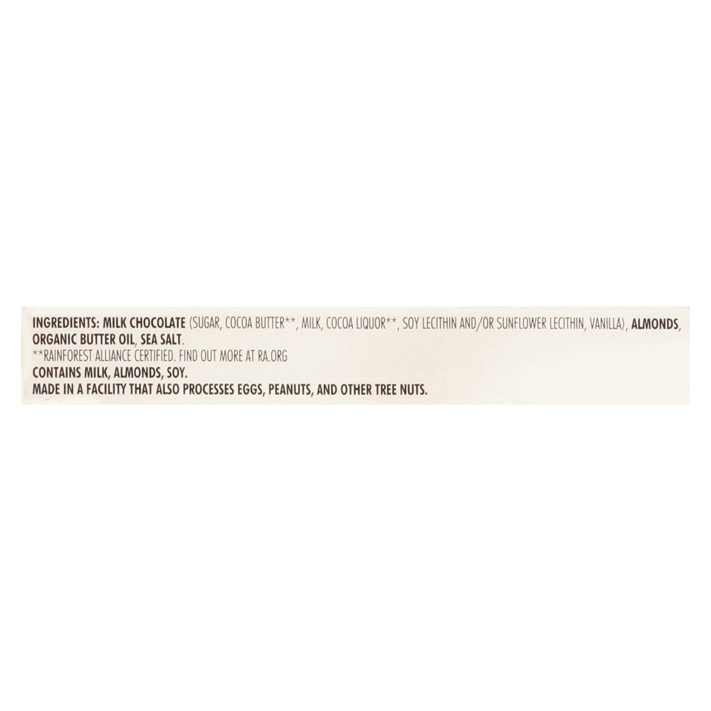 Chocolove Milk Chocolate Almond Sea Salt Bar - 3.2 Oz, Pack of 12