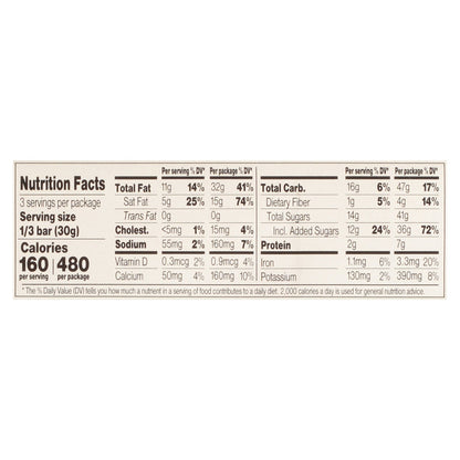 Chocolove Milk Chocolate Almond Sea Salt Bar - 3.2 Oz, Pack of 12