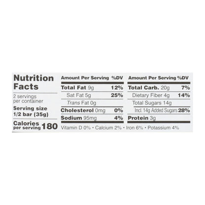 Taza Chocolate Stone Ground Organic Dark Chocolate Bar - Toffee Almond & Sea Salt - 2.5 Oz.