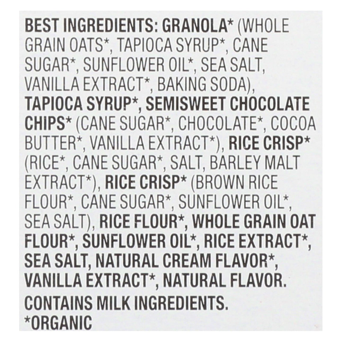 Annie's Homegrown Organic Chocolate Chip Chewy Granola Bars - Case of 12 - 5.34 oz. Each