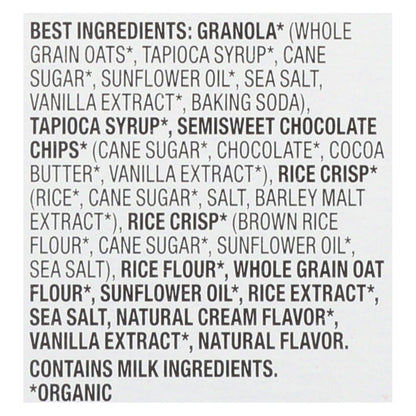 Annie's Homegrown Organic Chocolate Chip Chewy Granola Bars - Case of 12 - 5.34 oz. Each