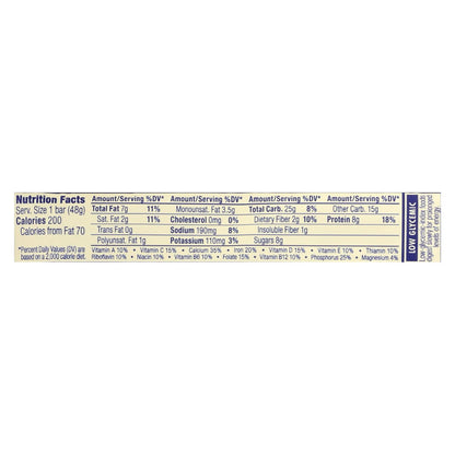 Luna Bar - Organic White Chocolate Macadamia Nut, 1.69 Oz, 15-Count Case