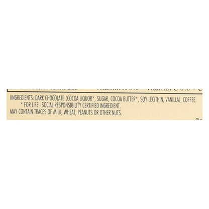 Chocolove Xoxox Premium Dark Chocolate Coffee Crunch Bar - 3.2 Oz