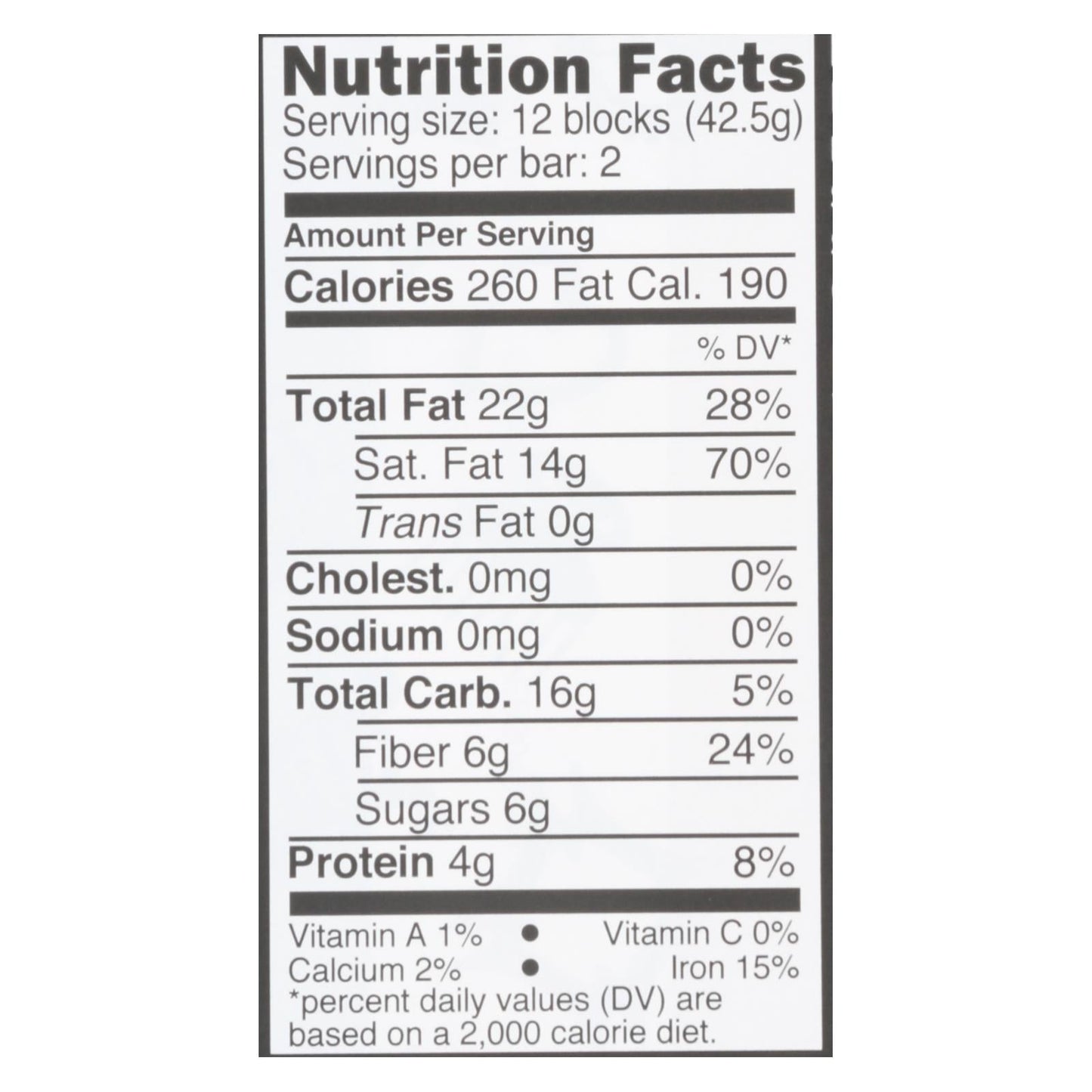 Divine 85% Dark Chocolate Bars - 3 Oz x 12