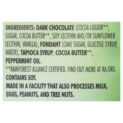 Chocolove Mint Creme Dark Chocolate Bites - 3.5 Oz - Case of 8