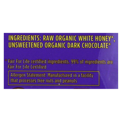 Heavenly Organics Double Dark Chocolate Honey Patties - Case of 6 - 4.66 Oz.