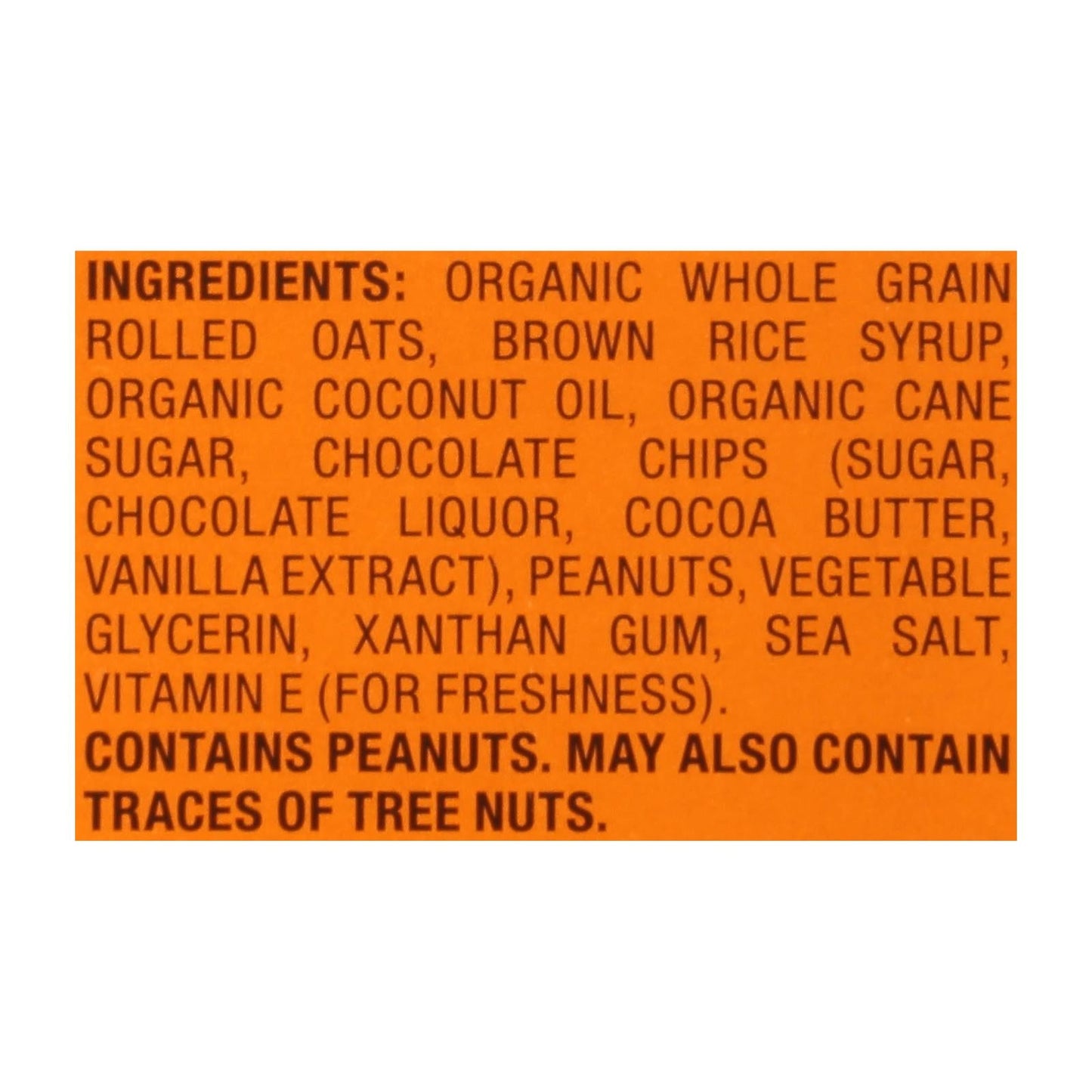 Bobo's Oat Bites, Peanut Butter Chocolate Chips, 6.5 oz, Case of 6
