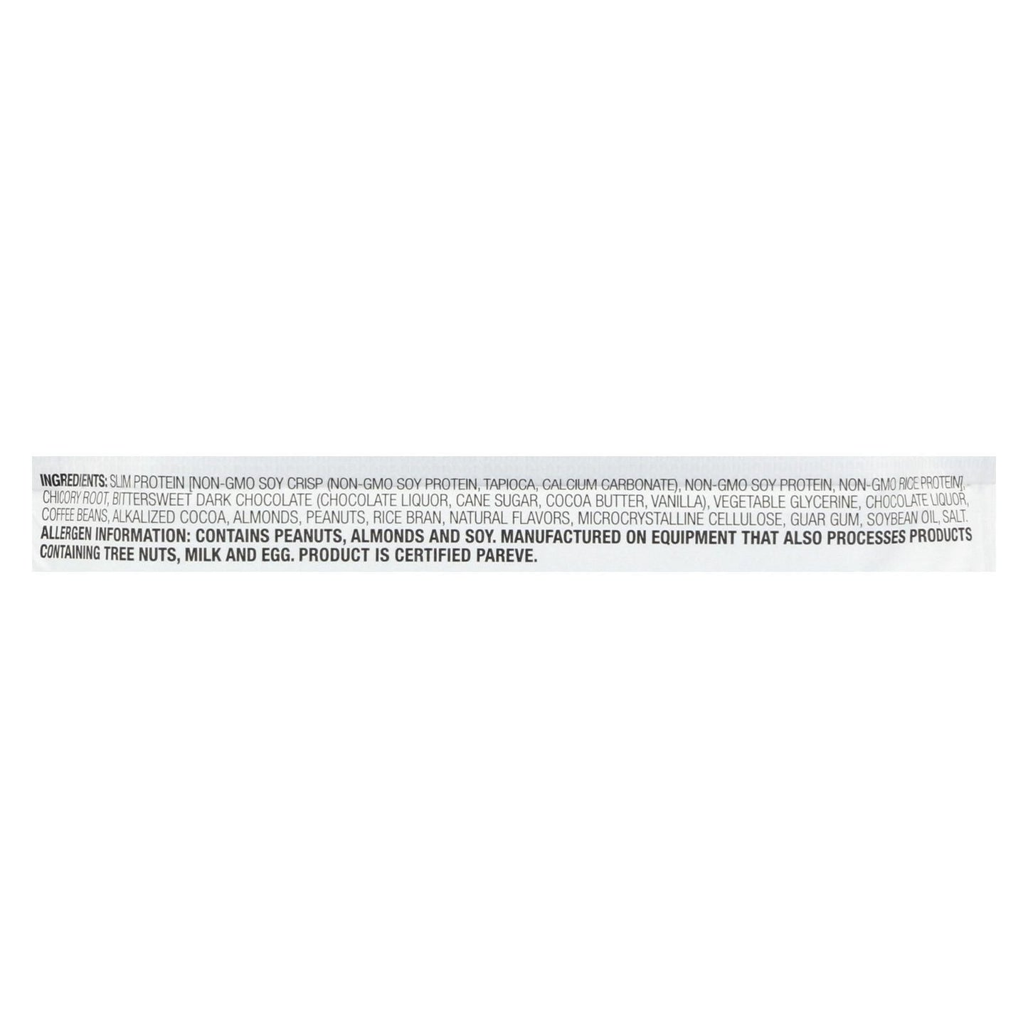 NuGo Slim Espresso Protein Bar, Pack of 12, 1.59 Oz. Bars
