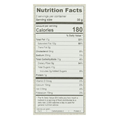 Brooklyn Born Keto Chocolate Coconut Milk Bar - Case of 12 (2.1 Oz)