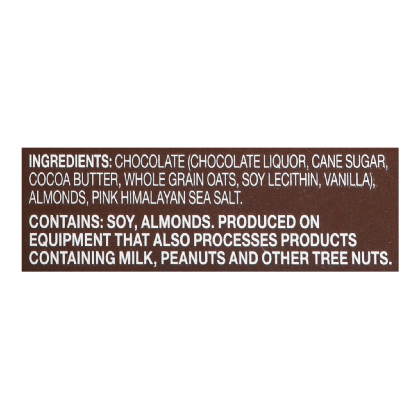 Endangered Species Dark Chocolate Oat Milk Sea Salt, 3 Oz Single Bars - Case of 12