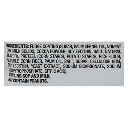 Glutino Chocolate Pretzels - Case of 12 - 5.5 Oz Bags