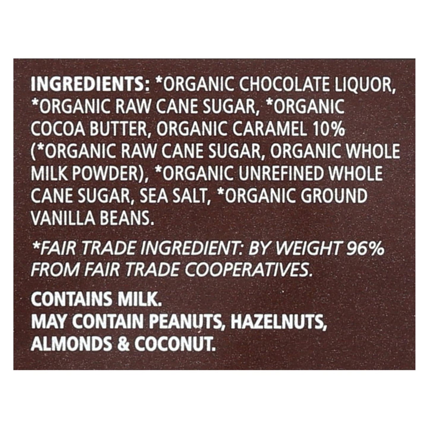 Equal Exchange Organic Milk Chocolate Bar with Caramel Crunch & Sea Salt, 12 Count