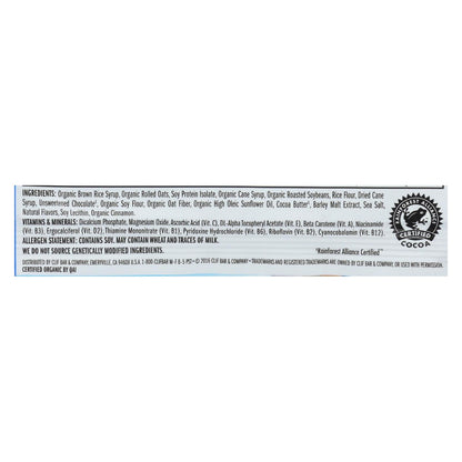 Clif Bar Organic Chocolate Chip Goodness, 2.4 Oz - Pack of 12