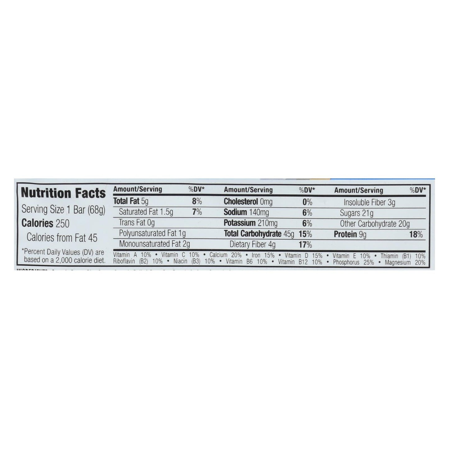 Clif Bar Organic Chocolate Chip Goodness, 2.4 Oz - Pack of 12