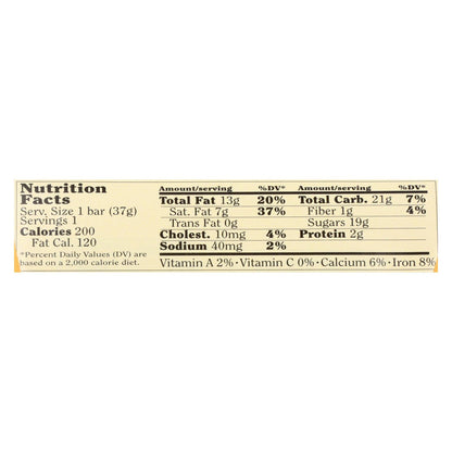 Chocolove Xoxox Milk Chocolate Bar with Toffee & Almonds - 1.3oz Mini Bars - Pack of 12