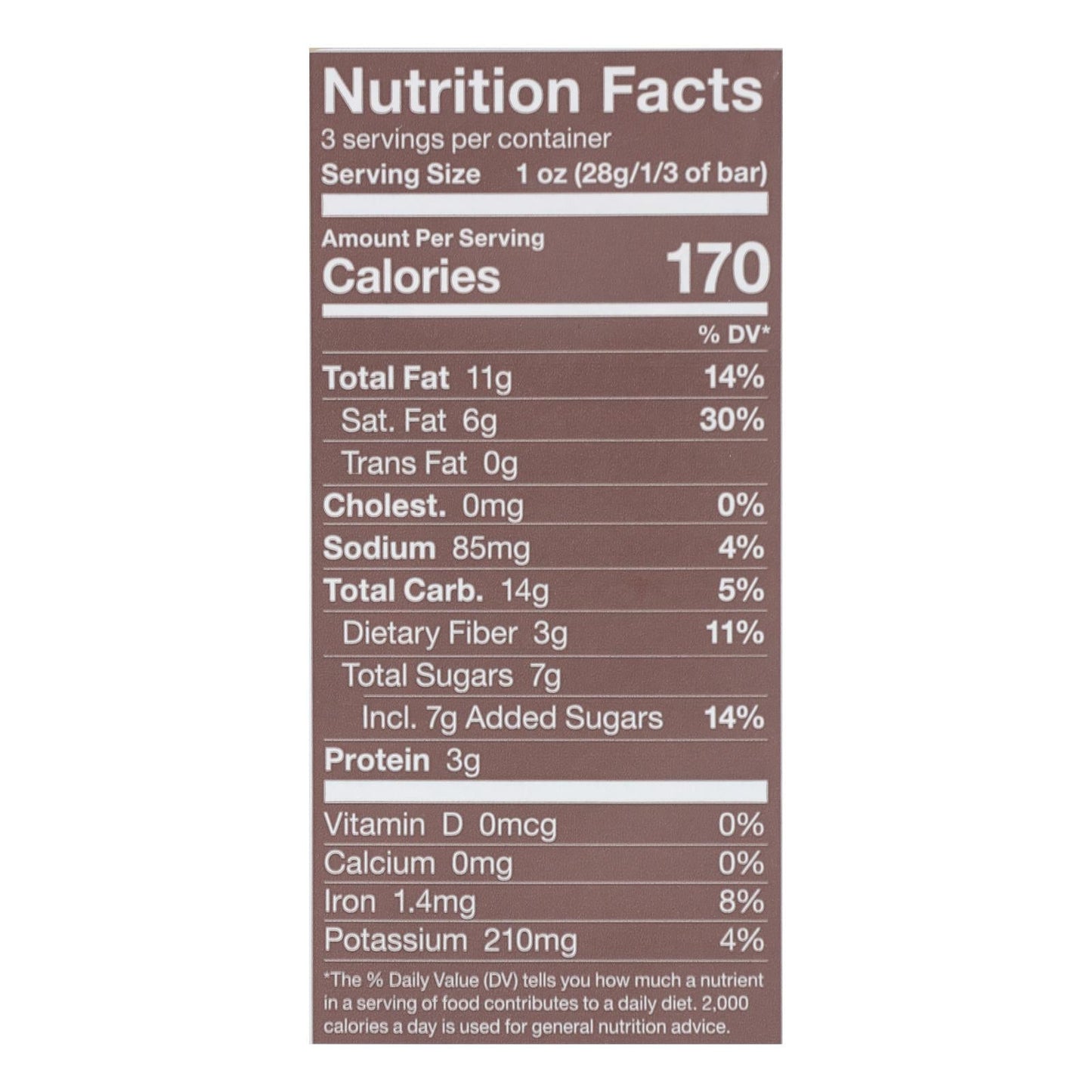 Endangered Species Sea Salt & Almonds Dark Chocolate Bar - 72% Cocoa, 3 Oz Bar (Case of 12)