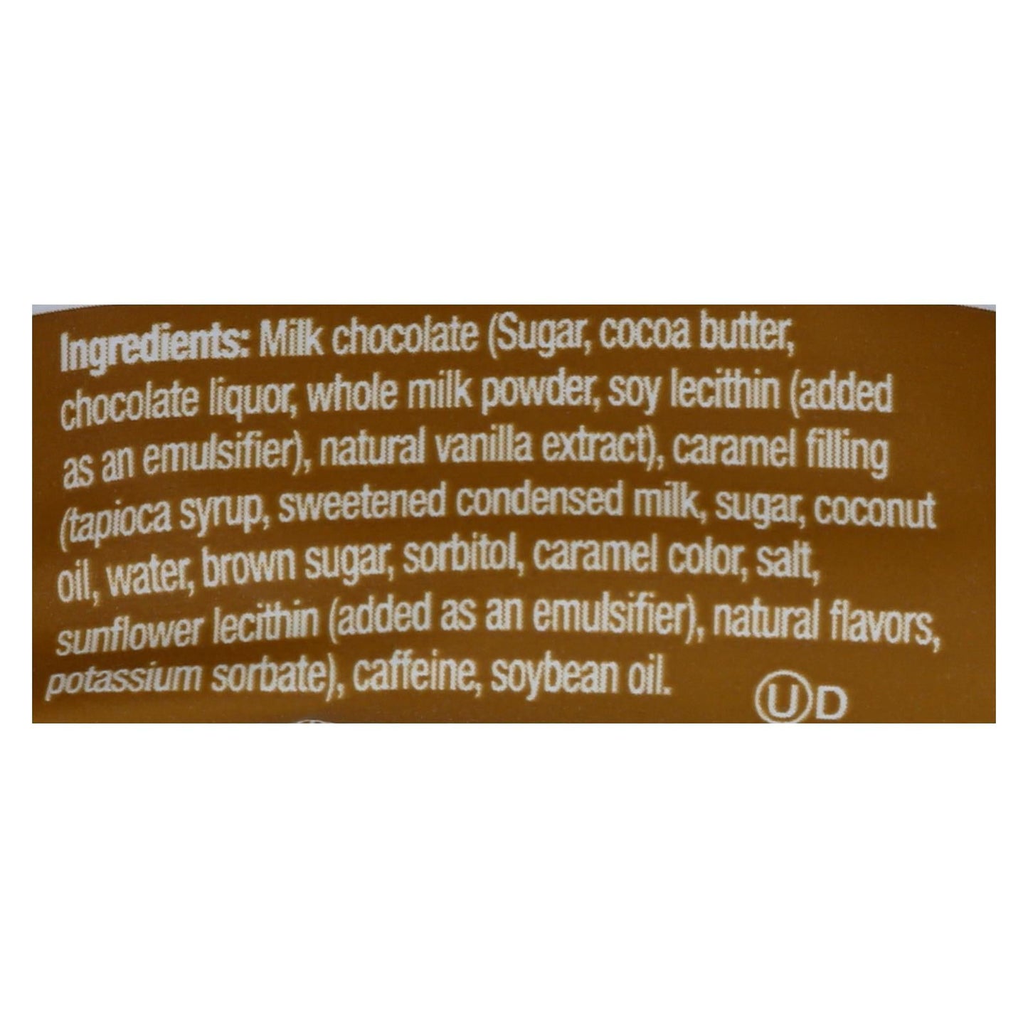 Awake Chocolate Bites: Chocolate Caramel - Case of 50 (0.58 Oz. Each)