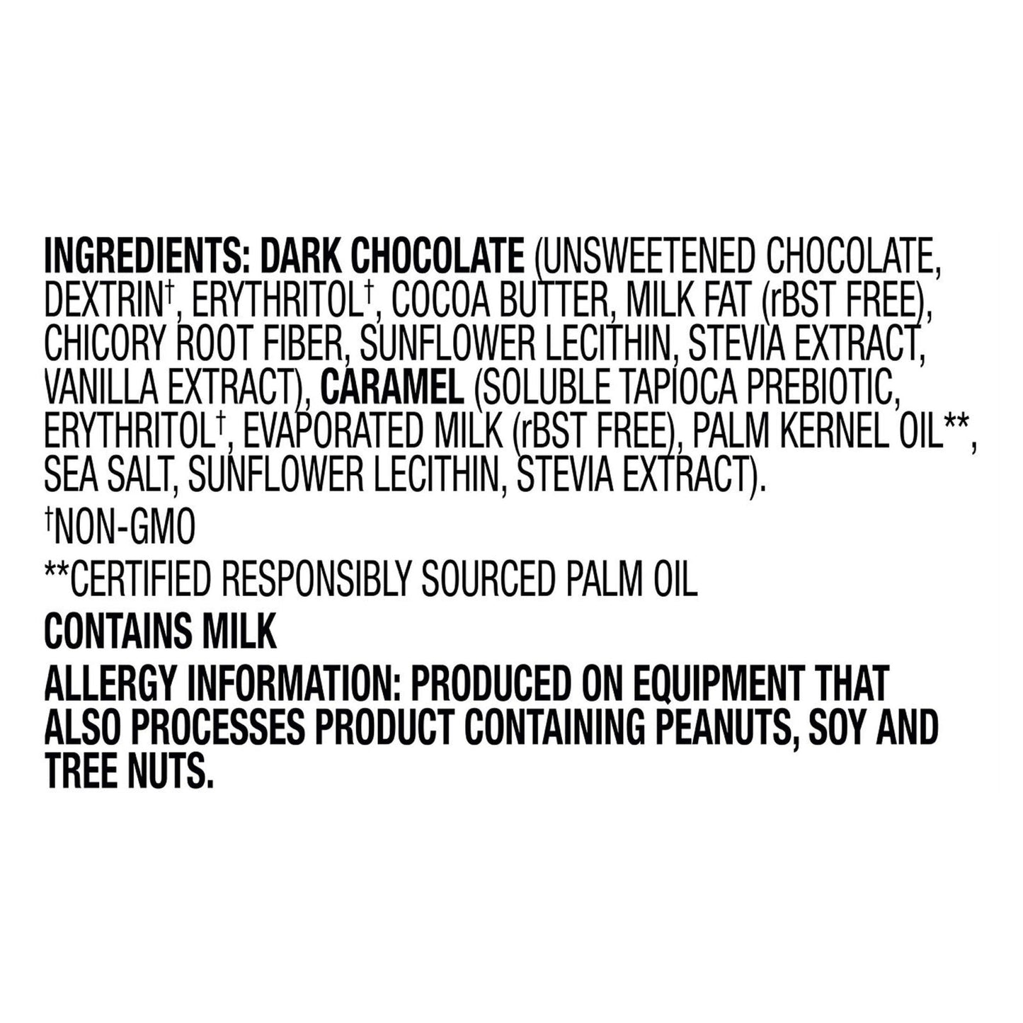 Lilys Dark Chocolate Caramels with Stevia Sweetener, 3.5 oz (Case of 12)