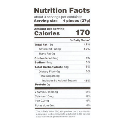 Pascha Vegan White Chocolate Bar - 2.82 Oz - Case of 10