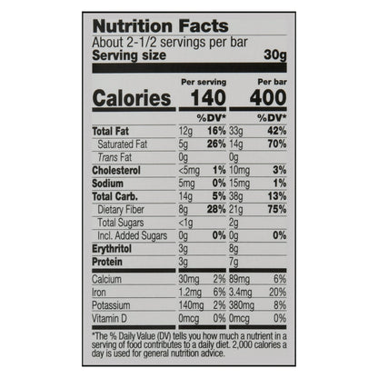 Lily's Sweets 40% Hazelnut 2.8 Oz Premium Milk Chocolate Bars - Case of 12