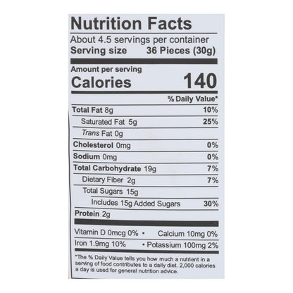 Unreal Crispy Quinoa Chocolate Gems, Dark Chocolate, 5 oz, Pack of 6