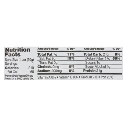 D's Natural No Cow Bar - Chocolate Fudge Brownie - 2.12 Oz Pack of 12