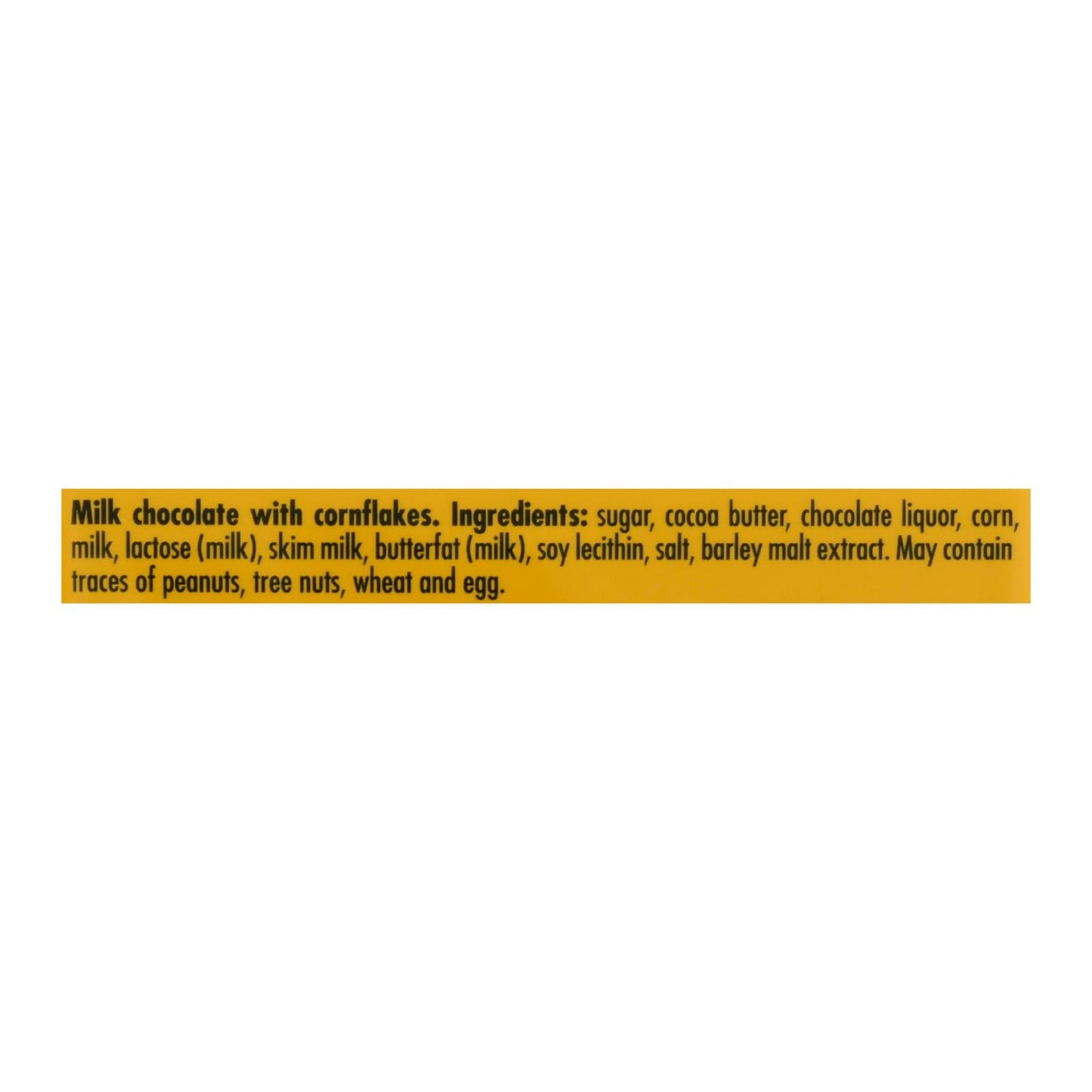 Ritter Sport Milk Chocolate Corn Flakes Bars - 3.5 Oz Each - Pack of 10