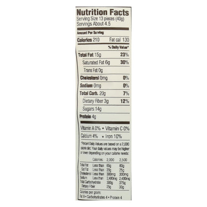 Woodstock Farms Organic Dark Chocolate Almonds, 6.5 Oz (Case of 8)