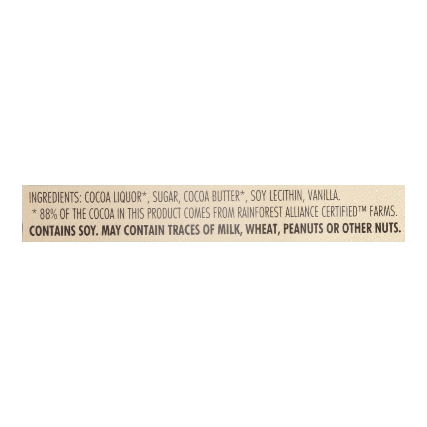 Chocolove XOXOX Strong Dark Chocolate Bar, 3.2 oz., Case of 12