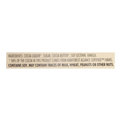 Chocolove XOXOX Strong Dark Chocolate Bar, 3.2 oz., Case of 12