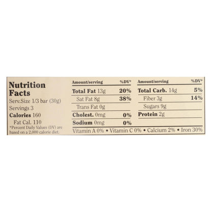 Chocolove XOXOX Strong Dark Chocolate Bar, 3.2 oz., Case of 12