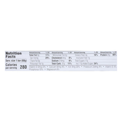 Clif Builder's Protein Bar, Chocolate Chip, 2.4 oz, Pack of 12