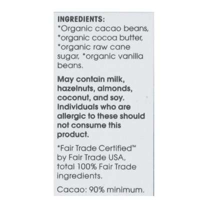 Alter Eco Organic Dark Super Blackout Chocolate Bar, 2.65 oz, Case of 12