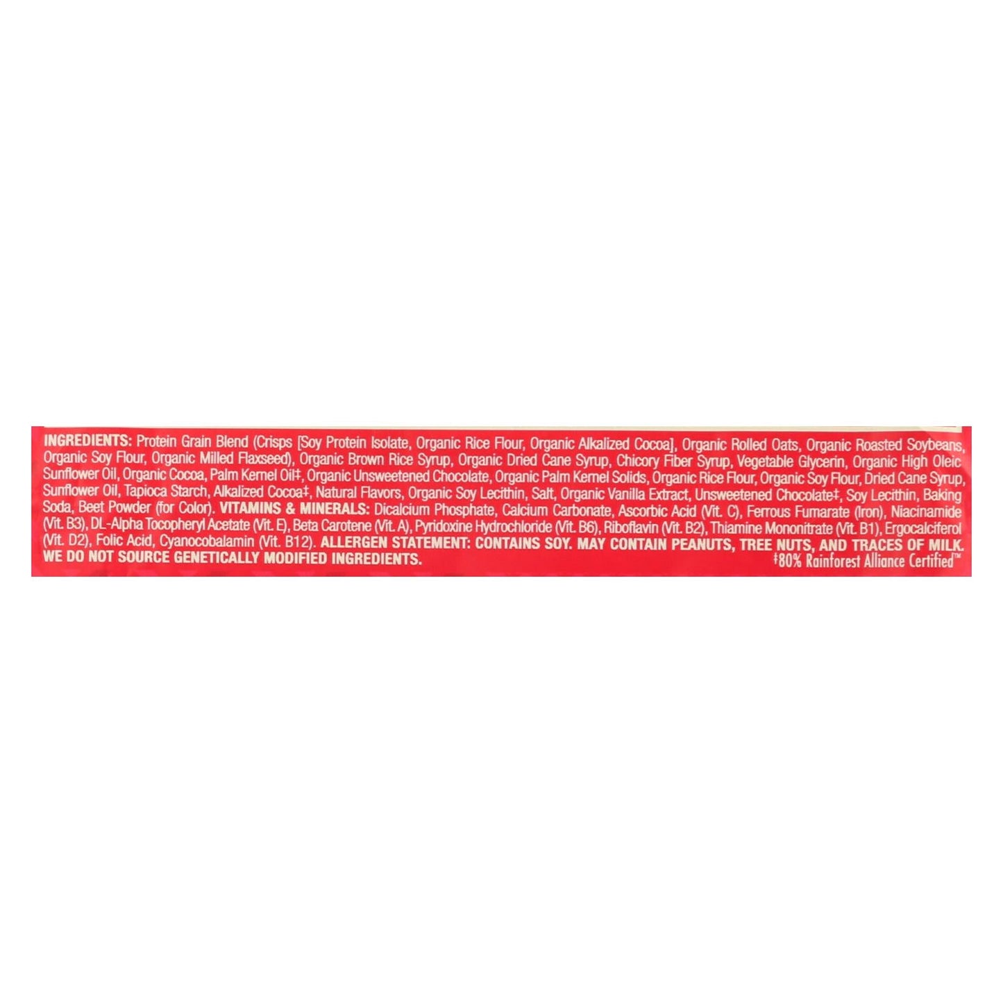 Luna Bar Organic Chocolate Peppermint - Case of 15 | 1.69 oz