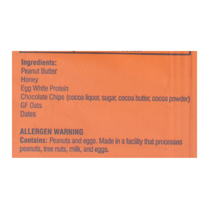 Kize Concepts Energy Bar, Raw Peanut Butter Chocolate Chip, 1.5 Oz., Case of 10