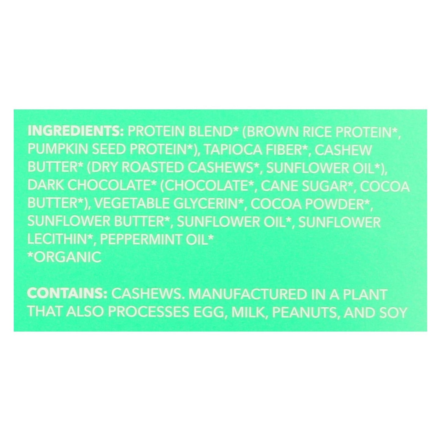 Aloha PLT Protein Bar, Chocolate Mint, 12 Pack, 1.98 Oz Bars