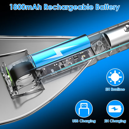 3 in 1 Extendable Snow Brush Ice Scraper and Snow Shovel with LED Lights USB Rechargeable Car Snow Removal Tool