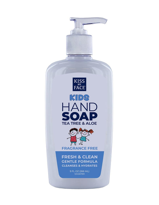 Kiss My Face Fragrance-Free Kids Hand Soap, 9 fl oz