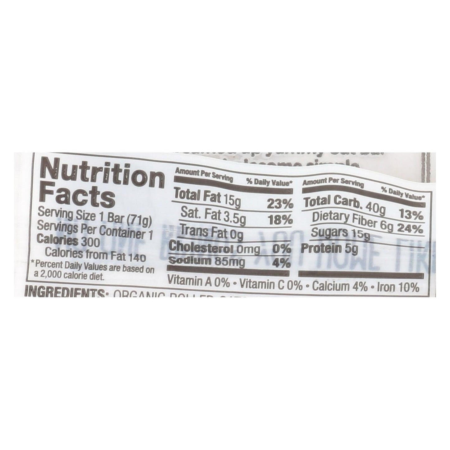 Bobo's Oat Bar, Chocolate Almond Butter Filled, 2.5 oz, Case of 12