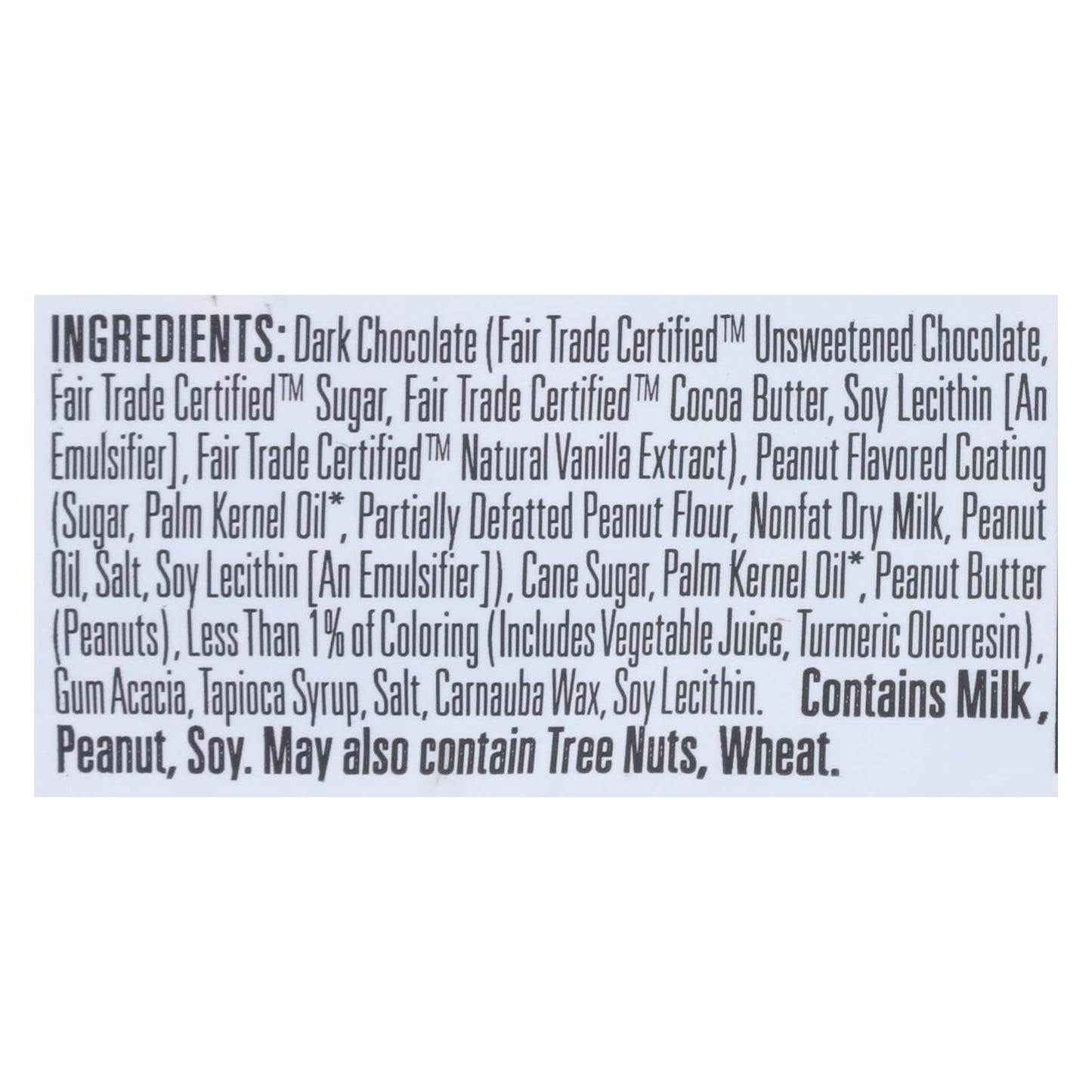 Little Secrets Dark Chocolate Peanut Butter Candies - Case of 8 - 5 Oz. Bags