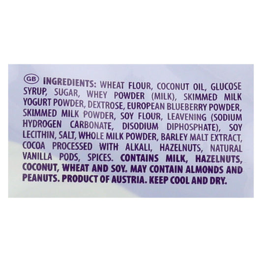 Loacker Quadratini Yogurt Blueberry Wafer Cookies, 7.76 Oz