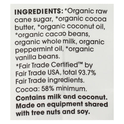 Alter Eco Organic Mint Creme Dark Chocolate Truffles (Case of 8 - 4.2 Oz.)