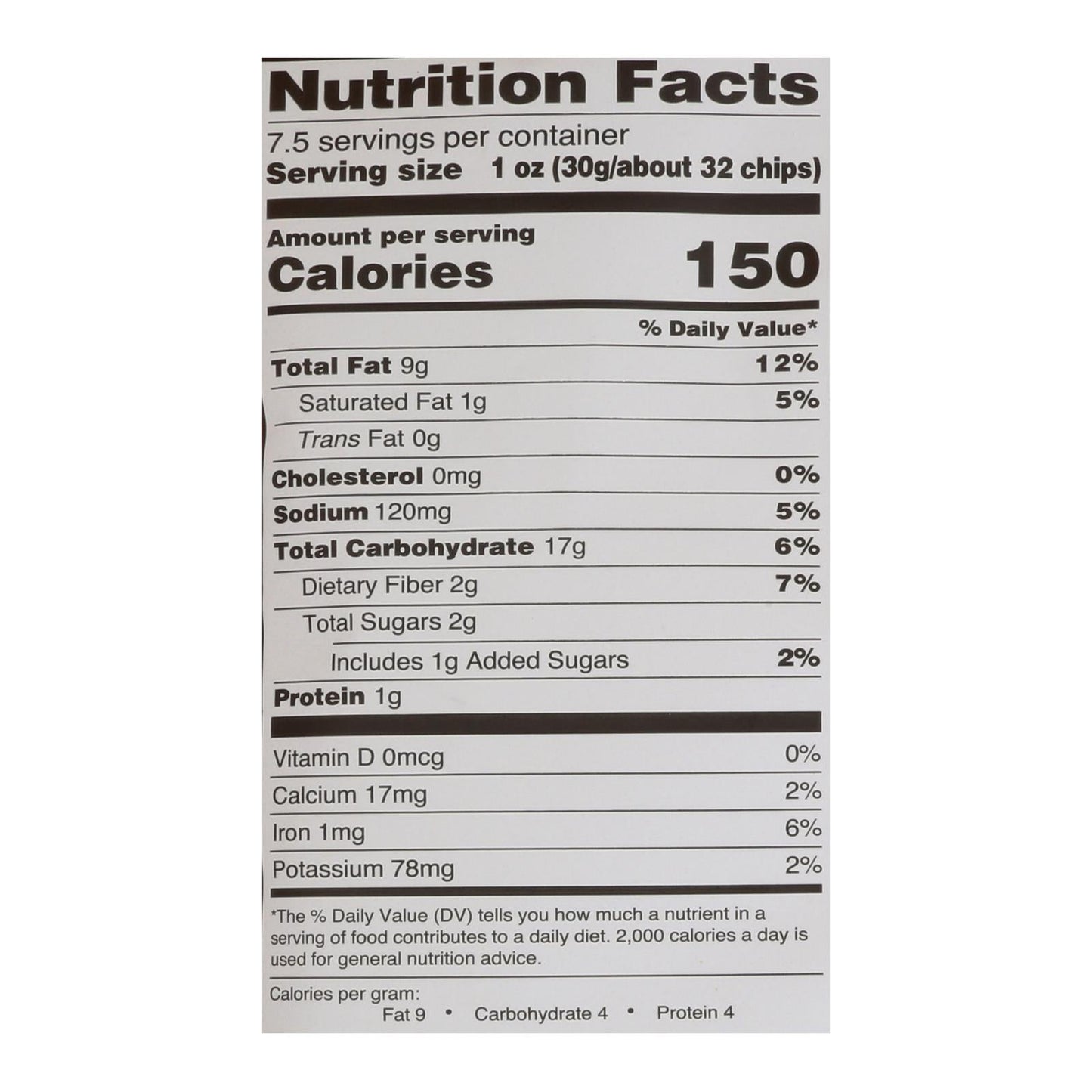 R. W. Garcia Organic Bar-B-Q Corn Chips - 7.5 oz Pack (Case of 12)