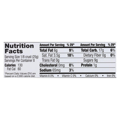 Midel Gluten-Free Pie Crusts | Perfect for Chocolate Snaps | 7.1 Oz | Case of 12